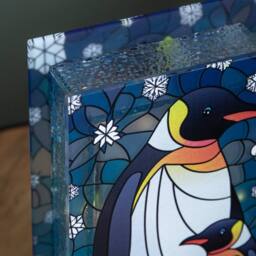 Samuel Alexander 21cm Double Sided Mother & Baby Penguin Decoration with LEDs - thumbnail 5