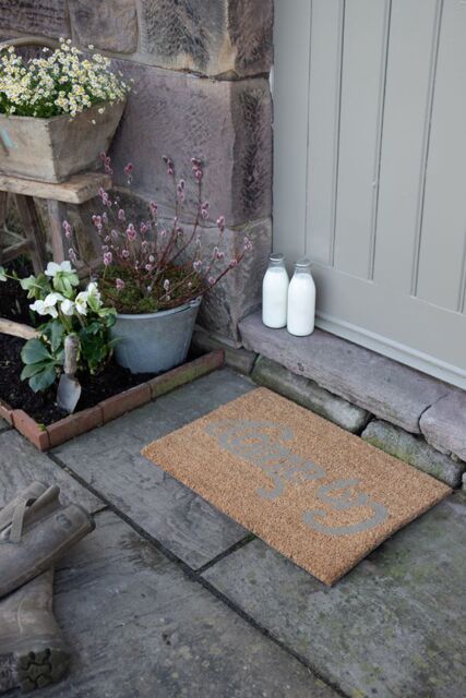 Artsy Mats Grey Come in, Go Away Doormat - Size: 40 cm x 60 cm - image 1