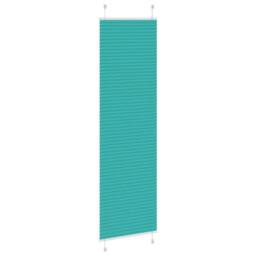 Berkfield Home Pleated Blind Petrol Green 65x200 cm Fabric Width 64.4 cm Polyester - thumbnail 4