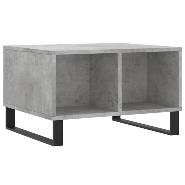Berkfield Home Coffee Table Concrete Grey 60x50x36.5 cm Engineered Wood - image 1