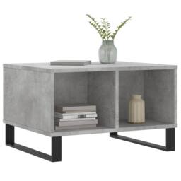 Berkfield Home Coffee Table Concrete Grey 60x50x36.5 cm Engineered Wood - thumbnail 3