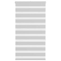 Berkfield Home Elegant Zebra Blind Light Grey 75x150 cm Fabric Width 70.9 cm Pol - thumbnail 2