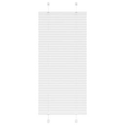 Berkfield Home Pleated Blind White 60x100 cm Fabric Width 59.4 cm Polyester - thumbnail 2