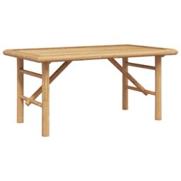Berkfield Home Coffee Table 90x50x43 cm Bamboo in Brown - Size: 90 x 50 x 43 cm - thumbnail 7