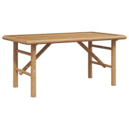 Berkfield Home Coffee Table 90x50x43 cm Bamboo in Brown - Size: 90 x 50 x 43 cm - thumbnail 2