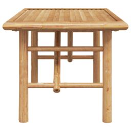 Berkfield Home Coffee Table 90x50x43 cm Bamboo in Brown - Size: 90 x 50 x 43 cm - thumbnail 6