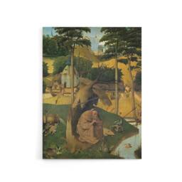 "Artery8 Temptations of Saint Anthony Bosch Canvas Wall Art Print - Size: W18"" x H24""" - thumbnail 1