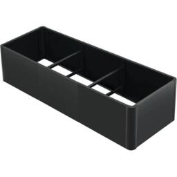 "VOGREX 54""x20"" Large Rectangular Metal Planter Round Corner Raised in Black - Size: 20m" - thumbnail 3