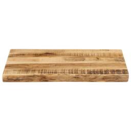 Berkfield Home Table Top Live Edge 60x40x3.8 cm Solid Wood Rough Mango in Brown - thumbnail 1