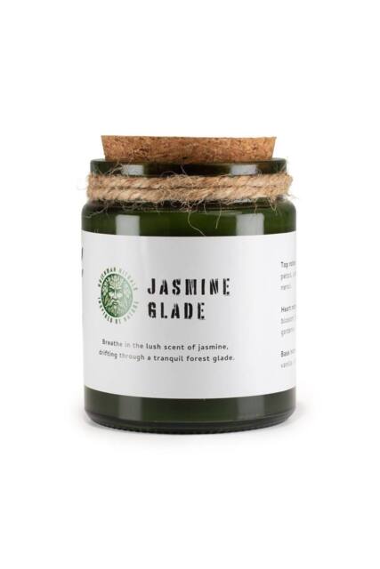 KDMD Greenman Woodwick Soy Candle Jasmine Glade in Green - image 1
