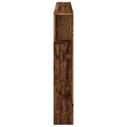 Berkfield Home LED Headboard Old Wood 180x18.5x103.5 cm Engineered Wood in Brown - thumbnail 7