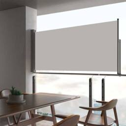 Berkfield Home Patio Retractable Side Awning 60x300 cm Cream in Beige - thumbnail 2