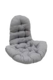 Living and Home 130x95x15cm T-Shaped Garden Cushion for Rattan Swing Chair & Hanging Basket in Grey - Size: 130 x 95 x 15 cm - thumbnail 1