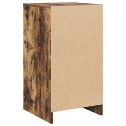Berkfield Home Sideboard Smoked Oak 40x41x75 cm Engineered Wood in Brown - Size: 40 x 41 x 75 cm - thumbnail 6