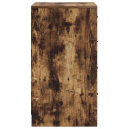 Berkfield Home Sideboard Smoked Oak 40x41x75 cm Engineered Wood in Brown - Size: 40 x 41 x 75 cm - thumbnail 8