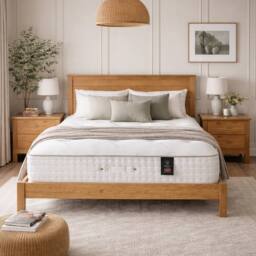 Aspire ArcticWool 7000 Pocket Luxury Mattress Dual Sided Medium Firm in White - Size: Small Single - thumbnail 2