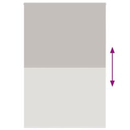 Berkfield Home Shower Roller Blind 160x240 cm Fabric Width 156 cm in Grey - thumbnail 5