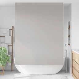 Berkfield Home Shower Roller Blind 160x240 cm Fabric Width 156 cm in Grey - thumbnail 2