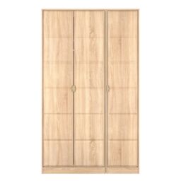 Ready Assembled 2 U Metro 3 Door Wardrobe (Ready Assembled) in Light Oak - thumbnail 2
