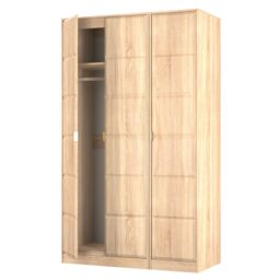 Ready Assembled 2 U Metro 3 Door Wardrobe (Ready Assembled) in Light Oak - thumbnail 6