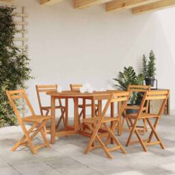 Berkfield Home Garden Table 130x90x72 cm Solid Acacia Wood in Brown - Size: 130 x 90 x 72 cm - thumbnail 2