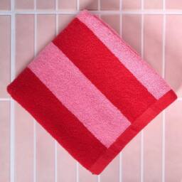 OHS Stripe 100% Cotton Bath Towel Hotel Quality Soft Absorbent - thumbnail 3