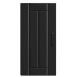 Berkfield Home Kitchen Wall Cabinet Lucca Black Engineered Wood - thumbnail 4