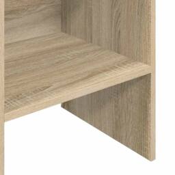 Berkfield Home Book Cabinet Sonoma Oak 40x35x180 cm Engineered Wood in Light Tan - Size: 40 x 35 x 180 cm - thumbnail 8
