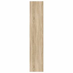 Berkfield Home Book Cabinet Sonoma Oak 40x35x180 cm Engineered Wood in Light Tan - Size: 40 x 35 x 180 cm - thumbnail 6