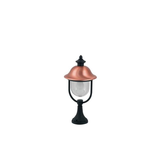 Netlighting VENEZIA Outdoor Pedestal Light Black IP44 25x53.8cm - Size: 25x53.8 cm