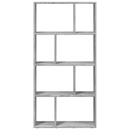 Berkfield Home Durable Bookcase Grey Sonoma 60x20x120 cm Engineered Wood - Size: 60 x 20 x 120 cm - thumbnail 5