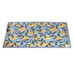 Marco Paul 75cm Polyester Heavy Duty Lemon Mat in Blue - Size: 45 cm x 75 cm - thumbnail 2