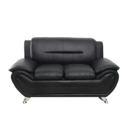SquareBoxx Saturn 3 + 2 Sofa Set Grey in Black - thumbnail 6