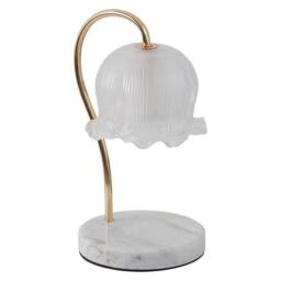 Kelvenix Elegant Flower Shaped Table Lamp in White - thumbnail 1