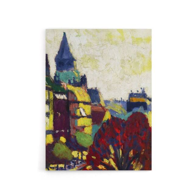 "Artery8 St Germain des pres Paris Henry Lyman Sayen Canvas Wall Art Print - Size: W18"" x H24""" - image 1