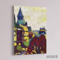 "Artery8 St Germain des pres Paris Henry Lyman Sayen Canvas Wall Art Print - Size: W18"" x H24""" - thumbnail 2
