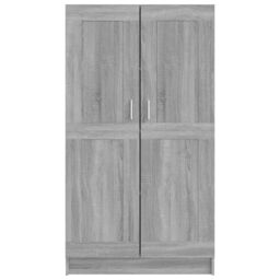 Berkfield Home Book Cabinet Grey Sonoma 82.5x30.5x150 cm Engineered Wood - thumbnail 5