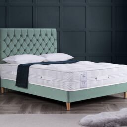 Rest Relax Primrose 1000 Pocket Sprung Memory Mattress in White - Size: Small Double - thumbnail 3