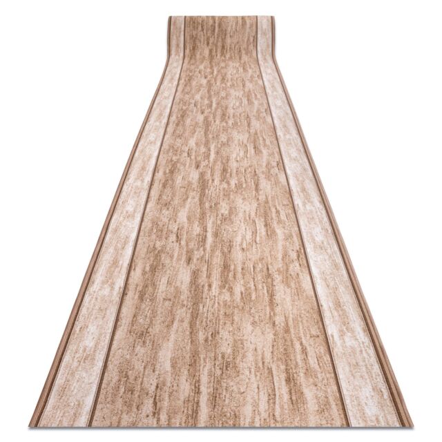 RugsX Anti-Slip Rama Runner in Beige - Size: 100 cm x 130 cm