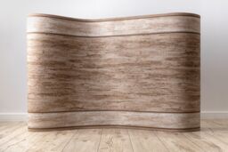 RugsX Anti-Slip Rama Runner in Beige - Size: 100 cm x 130 cm - thumbnail 3