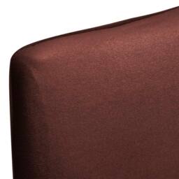 Berkfield Home Straight Stretchable Chair Cover 4 pcs Brown - thumbnail 5