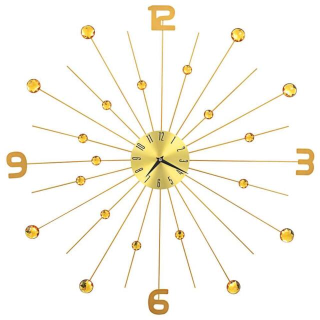Berkfield Home Wall Clock Metal 70 cm Golden in Gold - image 1
