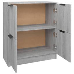 Berkfield Home Sideboard Grey Sonoma 60x30x70 cm Engineered Wood - Size: 60 x 30 x 70 cm - thumbnail 7