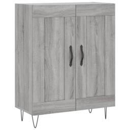 Berkfield Home Highboard Grey Sonoma 69.5x34x180 cm Engineered Wood - thumbnail 7