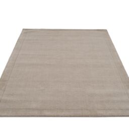 Kukoon Natural Wool Plush Pile Soft Grey Solid Colour Living Room Area Rug - Size: 160 cm x 230 cm - thumbnail 6