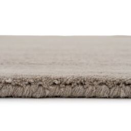 Kukoon Natural Wool Plush Pile Soft Grey Solid Colour Living Room Area Rug - Size: 160 cm x 230 cm - thumbnail 8