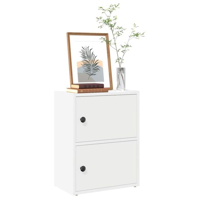 Berkfield Home Bookcase White 40x24x52 cm Engineered Wood - Size: 40 x 24 x 52 cm - image 1