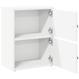 Berkfield Home Bookcase White 40x24x52 cm Engineered Wood - Size: 40 x 24 x 52 cm - thumbnail 5