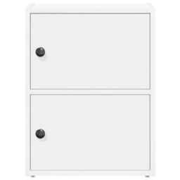Berkfield Home Bookcase White 40x24x52 cm Engineered Wood - Size: 40 x 24 x 52 cm - thumbnail 4