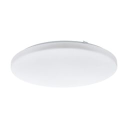 Loops Wall Flush Ceiling Light Colour White Shade White Plastic Bulb LED 33.5W